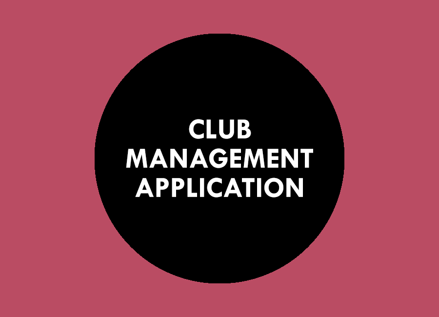 Club Management Application Image